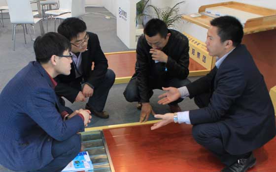 安邦集團參加中國（北京）國際供熱通風空調、衛生潔具及城建設備與技術展會現場(圖8)