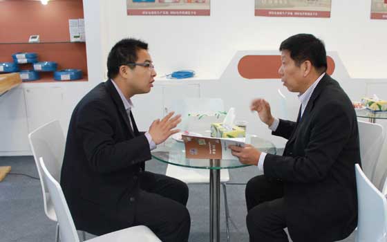 安邦集團參加中國（北京）國際供熱通風空調、衛生潔具及城建設備與技術展會現場(圖7)