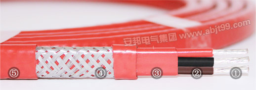 HCL串聯式恒功率電伴熱帶電熱帶(圖3) HCL串聯式恒功率電伴熱帶電熱帶(圖3)