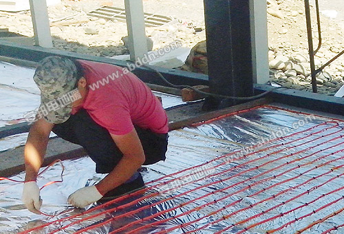 烏魯木齊頭屯河區某售樓中心電地暖安裝(圖3) 烏魯木齊頭屯河區某售樓中心電地暖安裝(圖3)